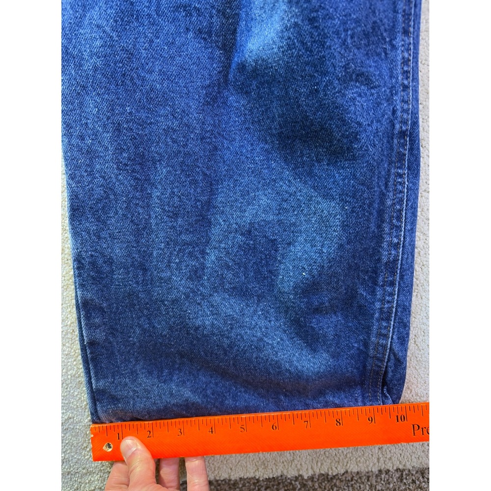 Carhartt B187 DST Loose Fit Jeans Mens 42x32 Blue Denim Workwear Pants - Picture 8 of 8
